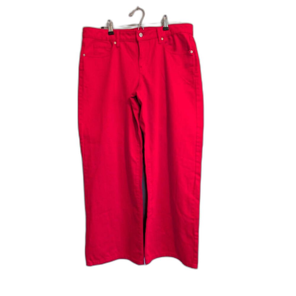 Women's Low Rise Baggy Jeans -Wild Fable- Red 12/R